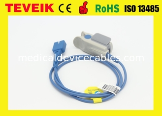 โรงงานเซินเจิ้น Teveik Medical Nell-cor Oximax DS-100A Pulse Spo2 Sensor สำหรับคลิปนิ้วสำหรับผู้ใหญ่, DB9 pin