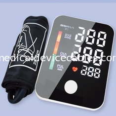 CE ISO13485 เครื่องวัดความดันโลหิตในครัวเรือน Digital Blood Pressure Cuff Monitor