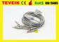 แพทย์ Teveik ราคาโรงงาน Nihon Kohden BJ-901D 10 Leadwires DB 15pin ECG / EKG Cable, Banana 4.0